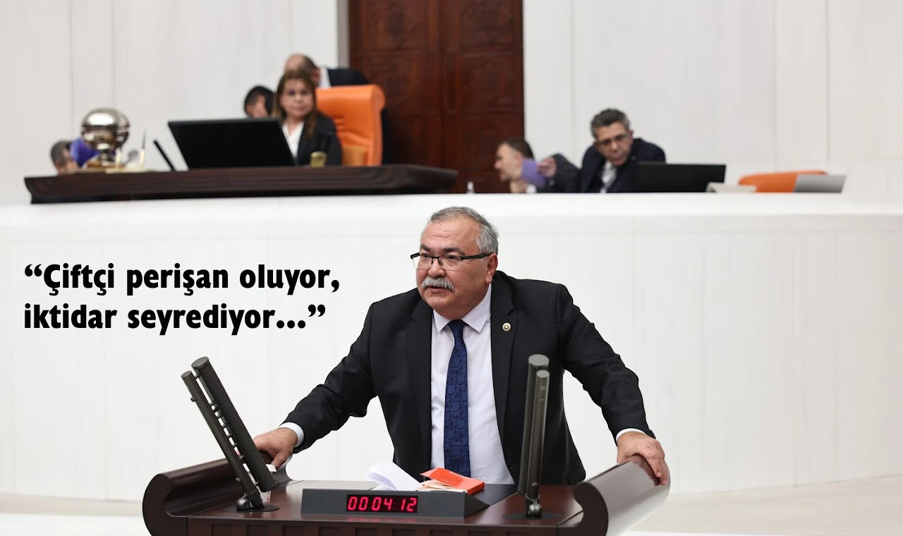 CHP’li Bülbül’den “zirai don” tepkisi…
