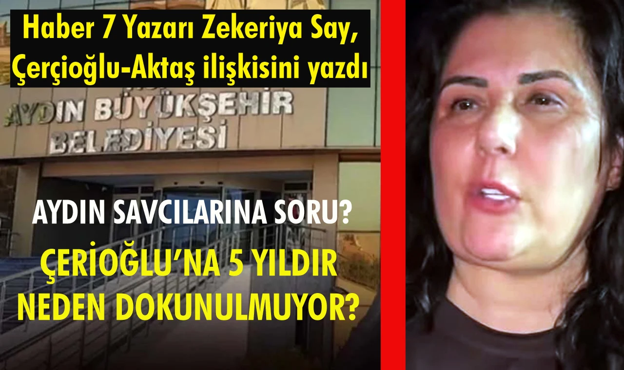 Çerçioğlu’nun Aktaş suç dosyası 5  yıldır Aydın Adliyesi raflarında neden tozlanmaya terk edildi?