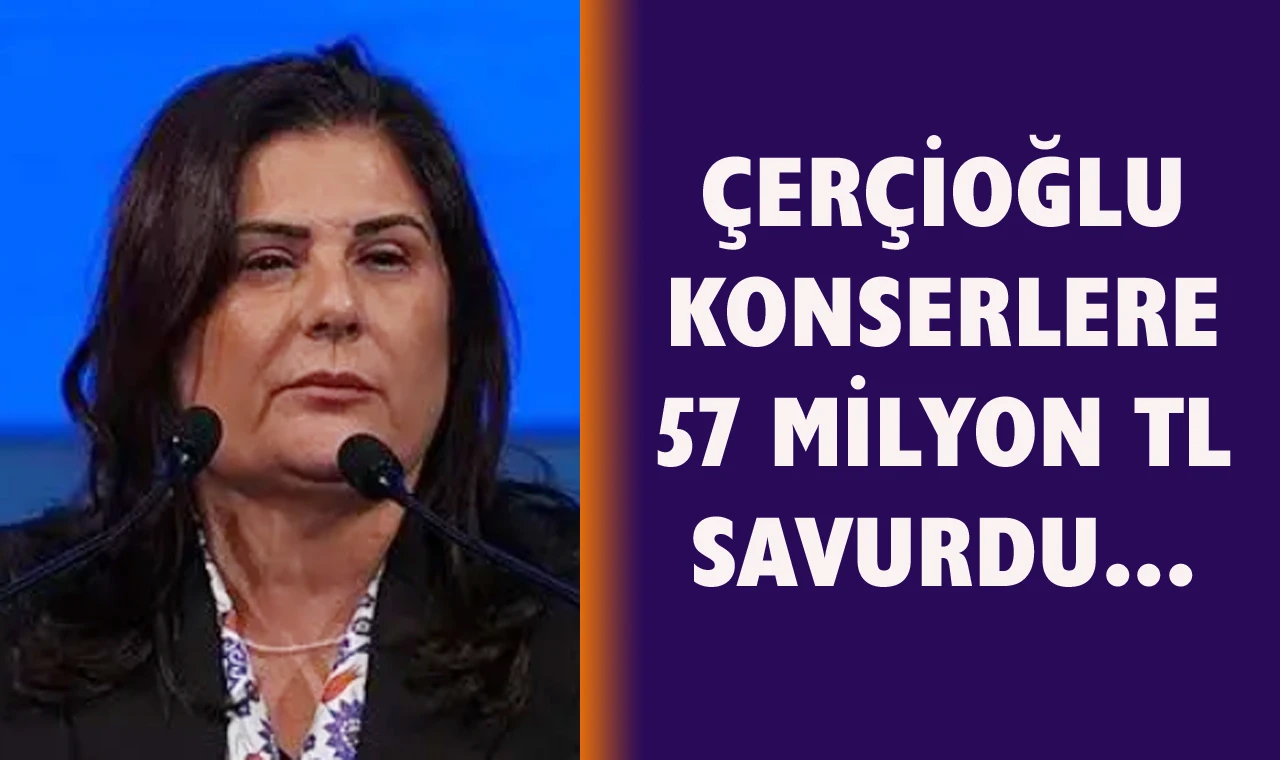 Çerçioğlu, Aydın’ın 57 milyon lirasını konserlere savurdu