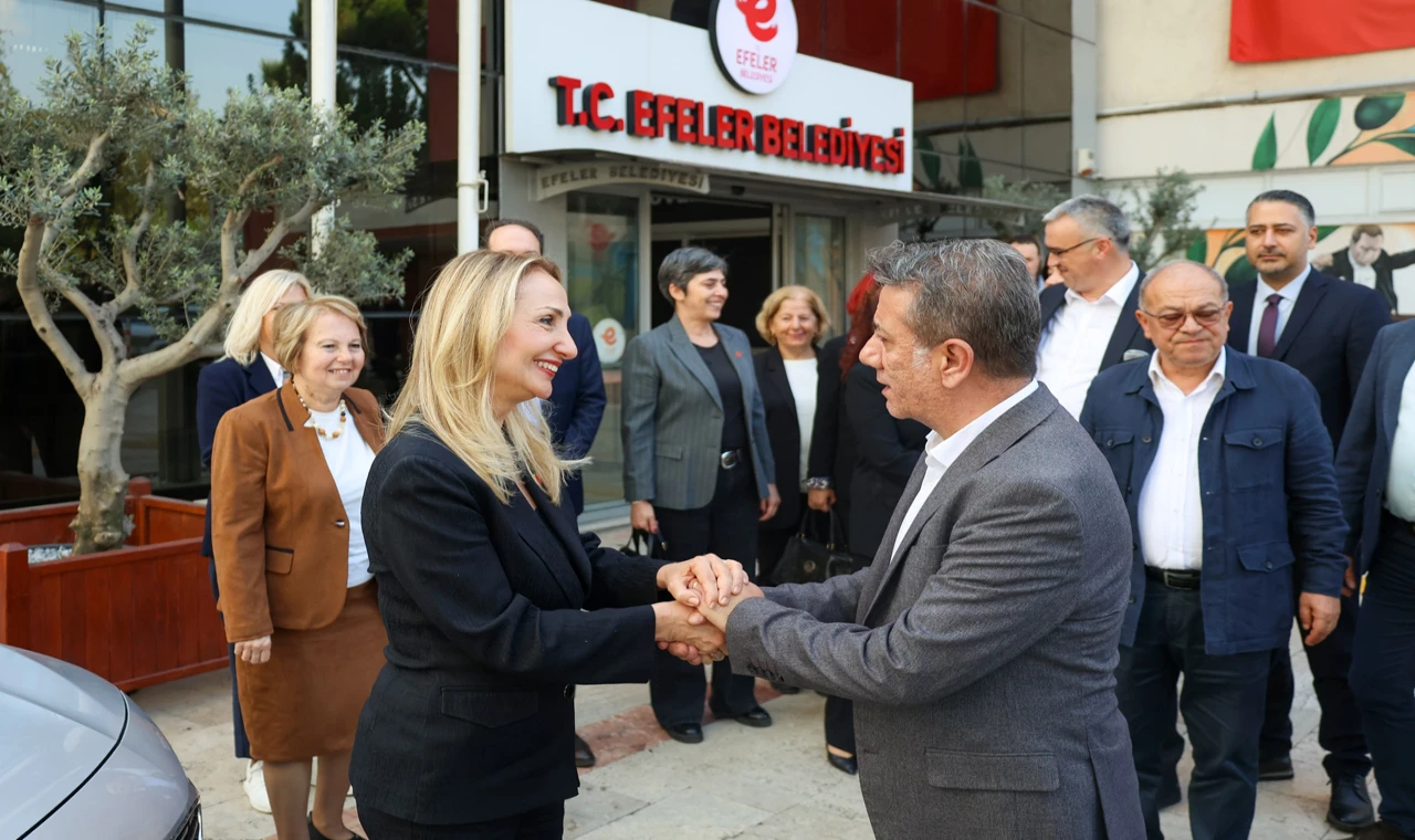 Aylin Nazlı Aka Efeler Belediyesi’ni ziyaret etti