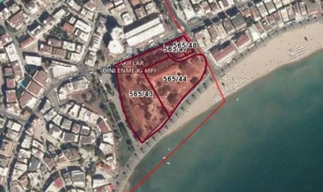 Didim’de denize sıfır vakıflar arsası 3 milyar lira ihale ile satışta
