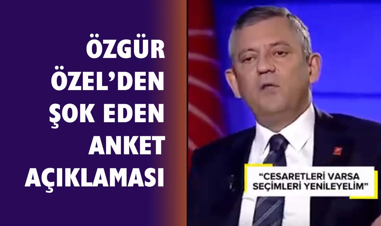 Çerçioğlu’nu çileden çıkaran anket açıklaması