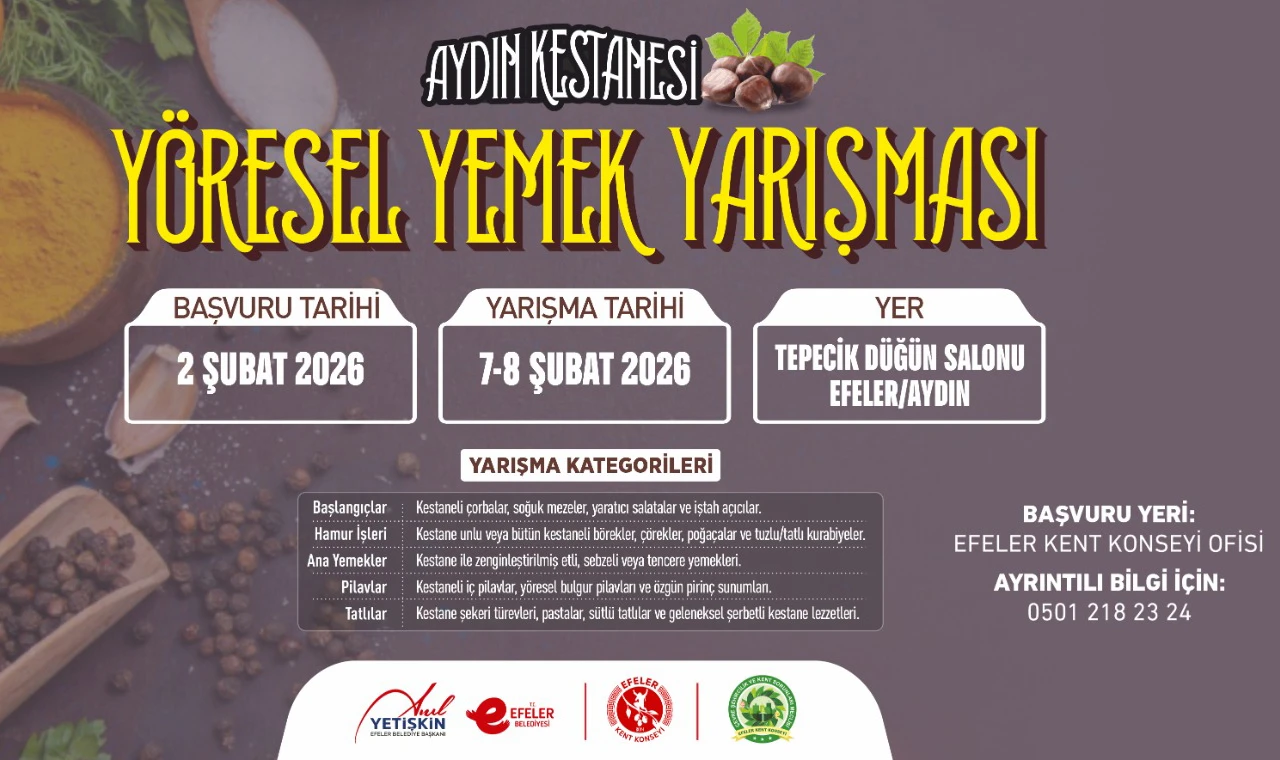 Efeler’den kestaneli lezzet şöleni