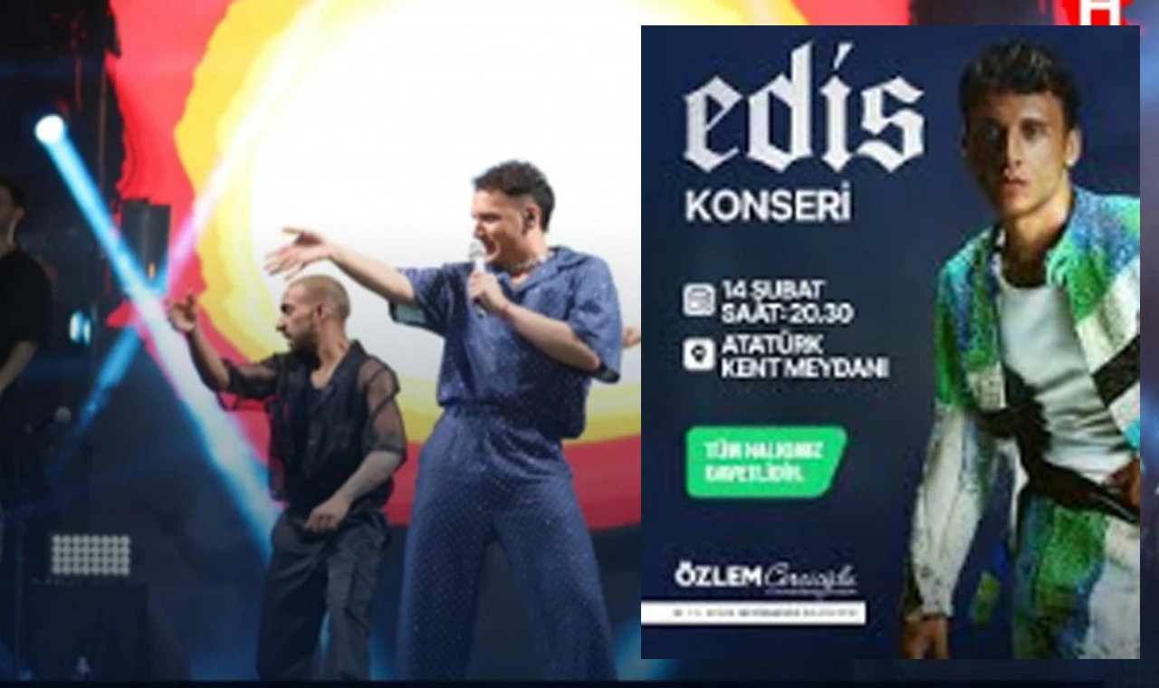 Aydın BŞB konserinde sahne alan Edis hakkında yakalama kararı çıkarıldı