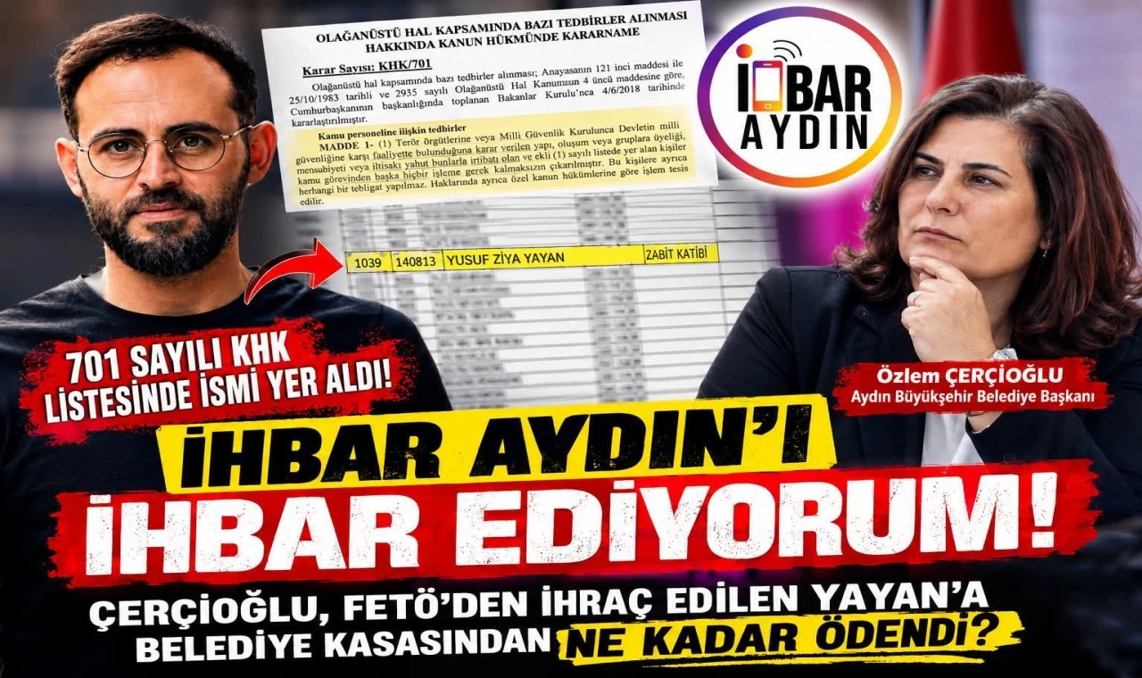 Aydın BŞB trolü İhbar Aydın'ı Özlem Çerçioğlu'na ihbar etti...