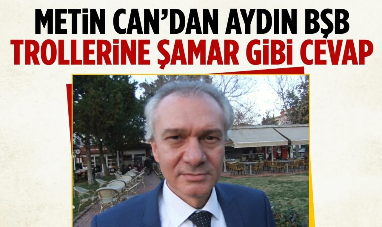 Aydın Şafak Yazarı gazeteci Metin Can'dan İhbar Aydın'a tokat gibi cevap
