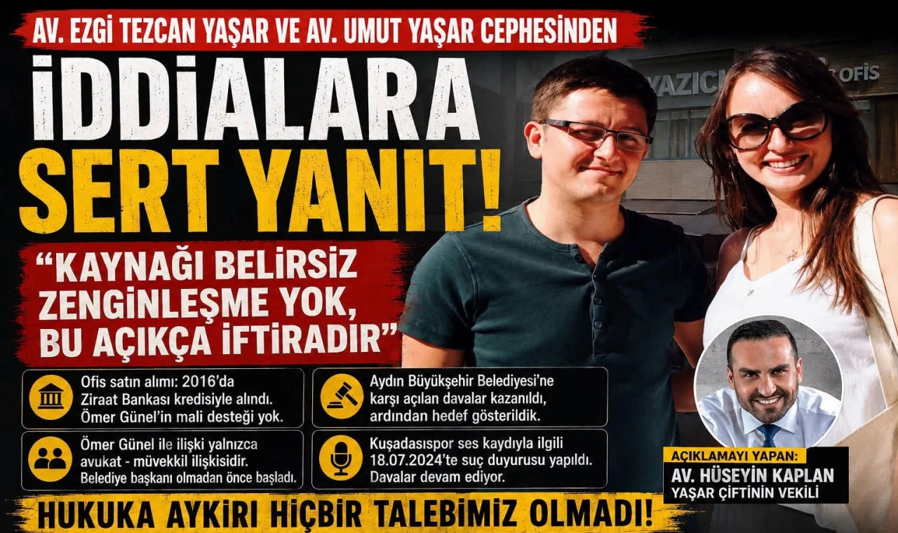 Yaşar çiftinden iddialara sert yanıt...