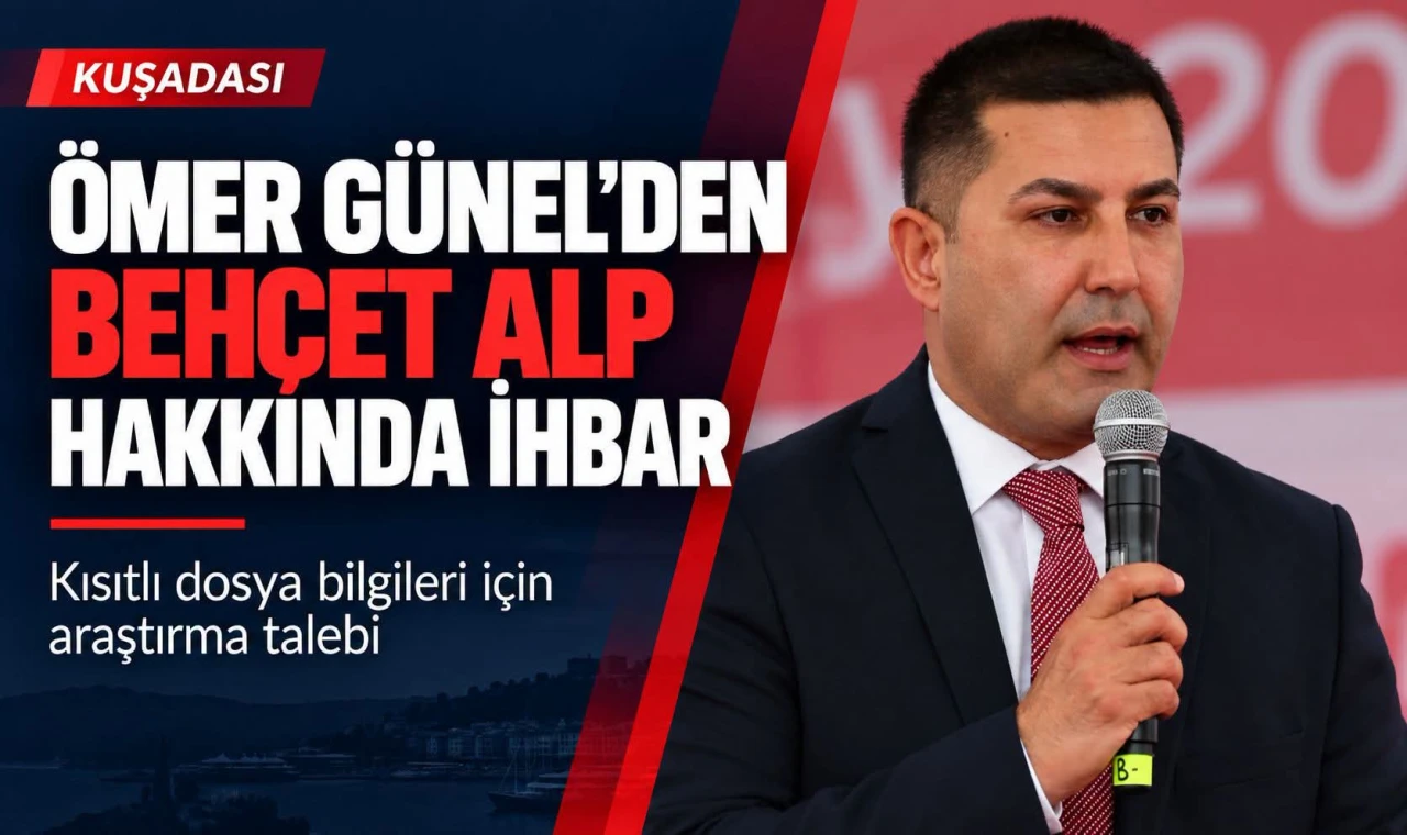 Ömer Günel’den Behçet Alp hakkında ihbar..! “Gerçek ortaya çıksın”