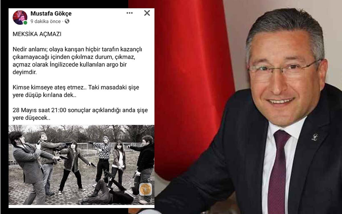 AK Parti Kuşadası İlçe Başkanı'ndan silahlı paylaşım