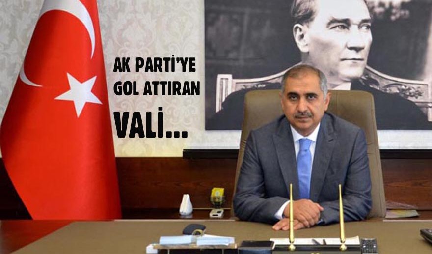 AK Parti’ye golü Vali attırmış…