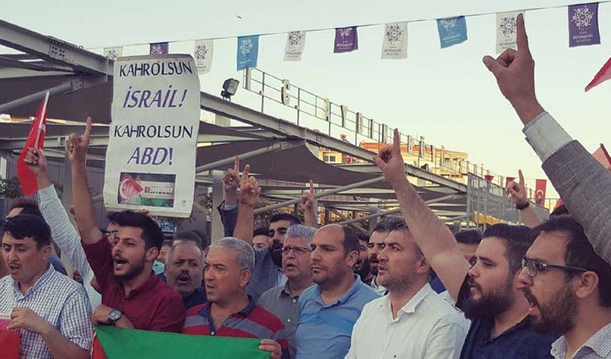 Aydın’da İsrail protestosu…