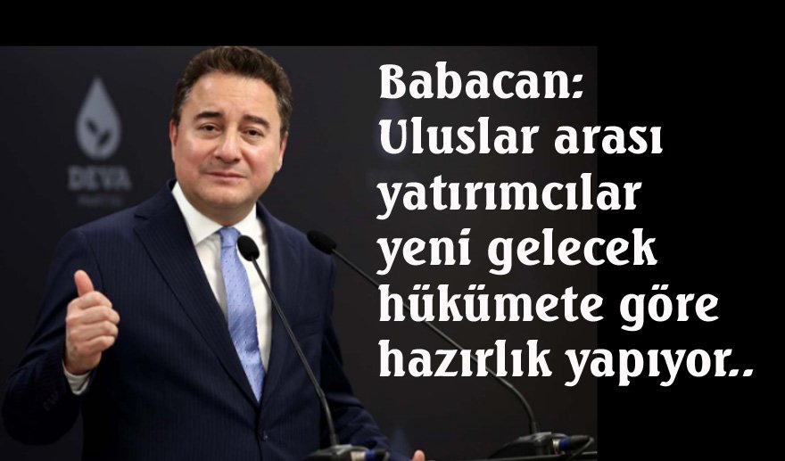 Babacan'dan bomba iddia..