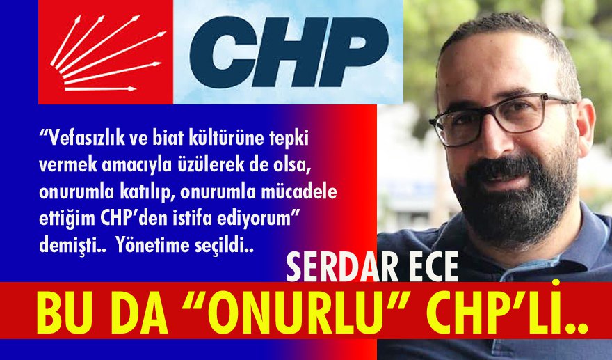 CHP’de “Onur” anlayışı..