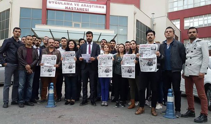 CHP’li gençlerden “Cumhuriyet Operasyonu”na tepki..