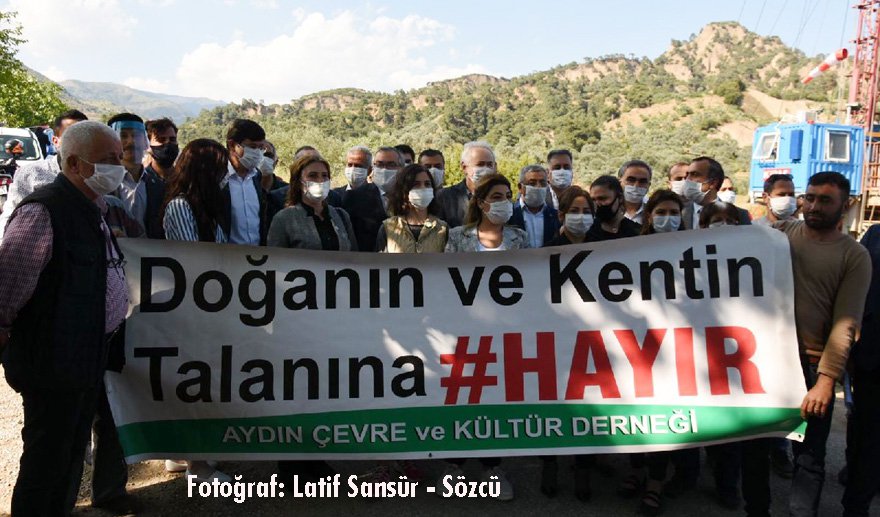 CHP ve İYİ Partili vekiller JES’leri protesto etti..