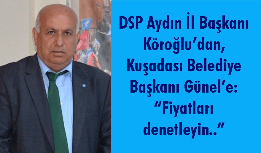DSP’den, Başkan Günel’e tepki..