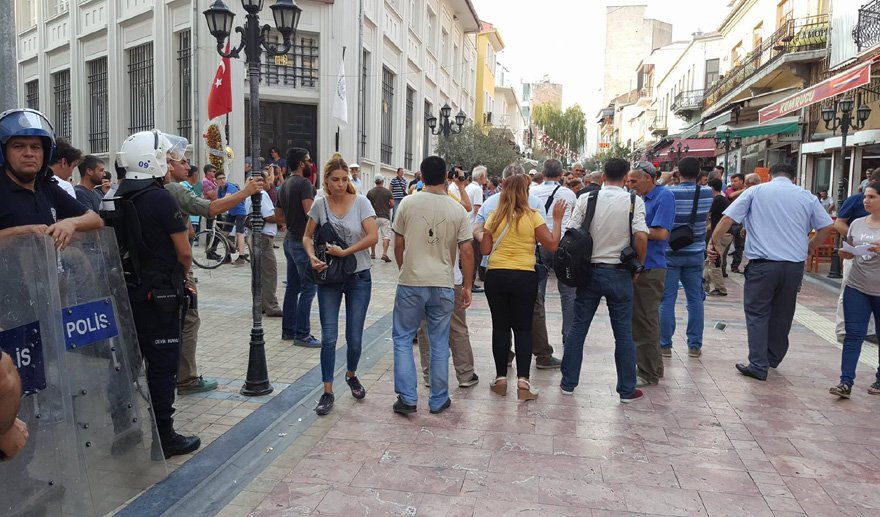 Gaziantep’teki kanlı olay Aydın’da protesto edildi…