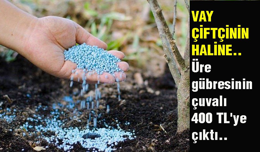 Gübre fiyatları yine zamlandı!