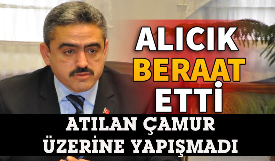 Haluk Alıcık beraat etti..