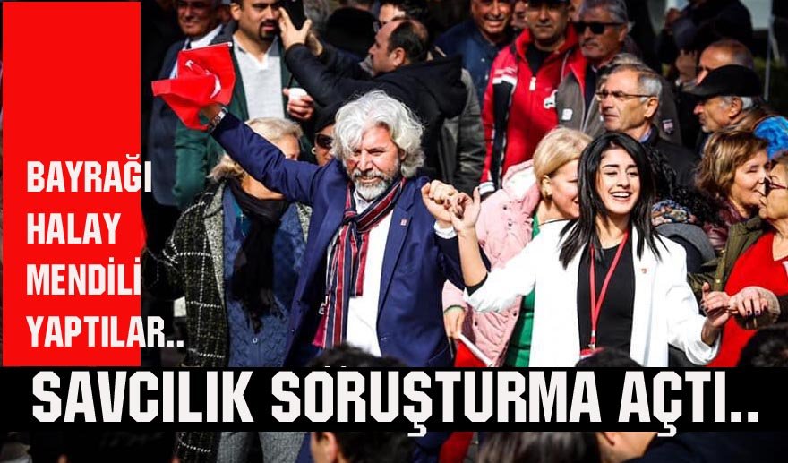 Türk Bayrağına saygısızlığa soruşturma…