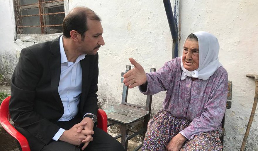Ülkü Ocaklarından şehit ailelerini ziyaret..