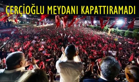 Çerçioğlu’nun, “CHP Mitingi Kent Meydanı’nda yapılmasın” talebi reddedildi