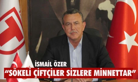 Söke TARİŞ Başkanı İsmail Özer’den açık teşekkür