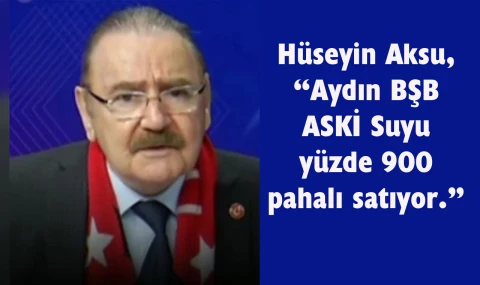 Aksu’dan, Aydın halkına suda fahiş kazık iddiası
