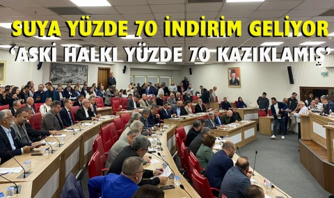 CHP bastırdı… Suya yüzde 70 indirim geliyor…