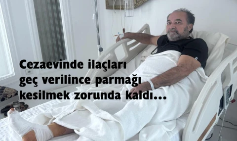 Yazar Ergün Poyraz’ın ayak parmağı kesildi