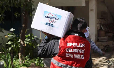 Başkan Yetişkin’in kardeş eli Ramazan’ın bereketini hanelere taşıyor