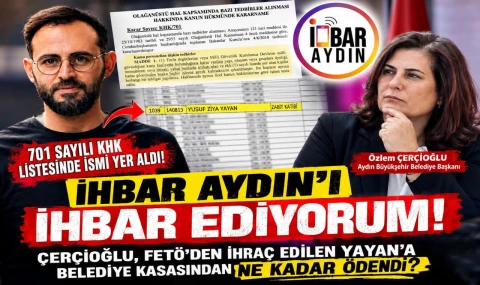 Aydın BŞB trolü İhbar Aydın'ı Özlem Çerçioğlu'na ihbar etti...