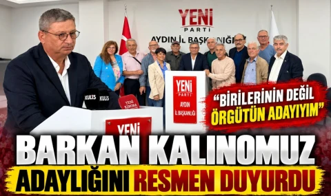 Barkan Kalınomuz YENİ Parti Aydın İl Başkanlığına adaylığını açıkladı