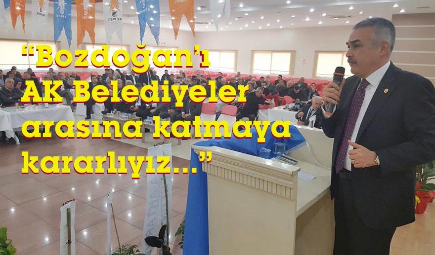 AK Parti Bozdoğan ilçe kongresi yapıldı…