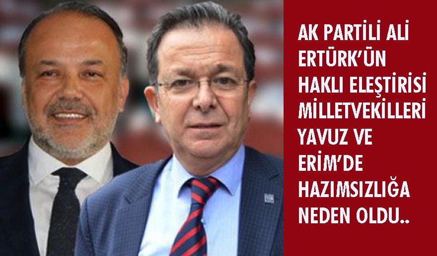 AK Partili Vekiller eleştiriyi hazmedemedi…
