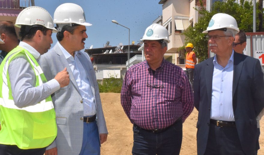 Alıcık, “İnci Yaşam” inşaatını gezdi..