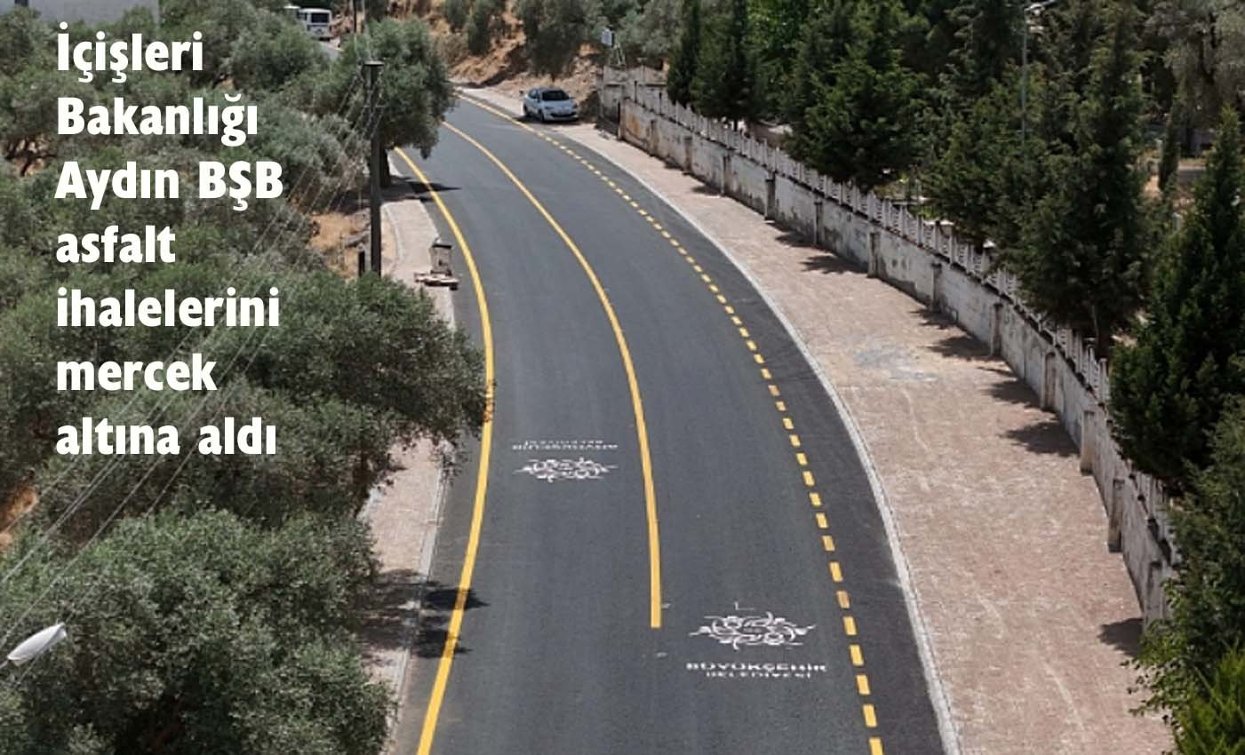 Asfalt dosyasına müfettişler geliyor