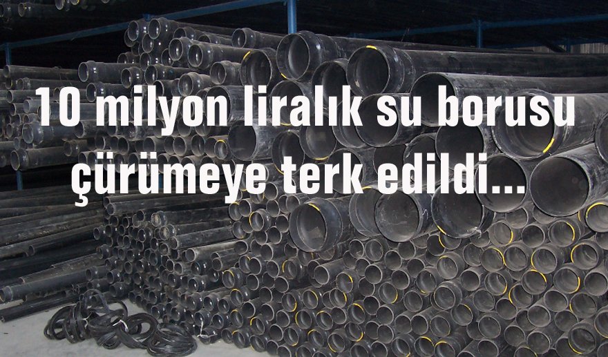 ASKİ’de skandal boru alımı…