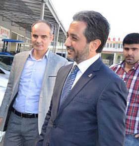 ATAY, AYMAS ESNAFINI ZİYARET ETTİ