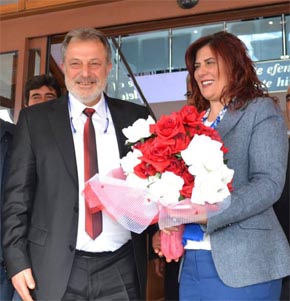 BAŞKAN ÇERÇİOĞLU SAHAYA İNDİ