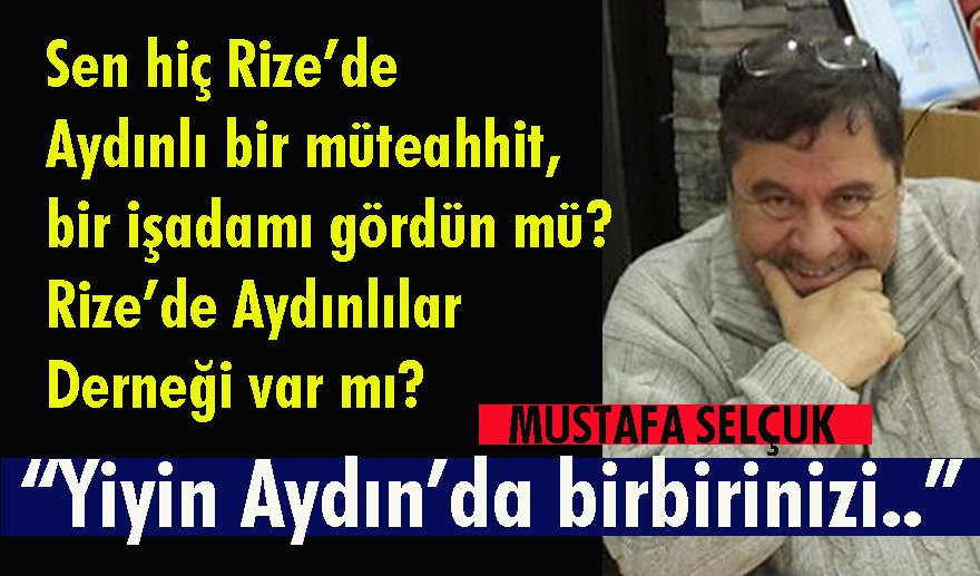 “Boş verin Rize Valisi’nin makam arabasını..”