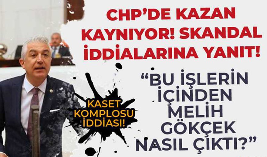 CHP'de kaset komplosu ile istifa baskısı!