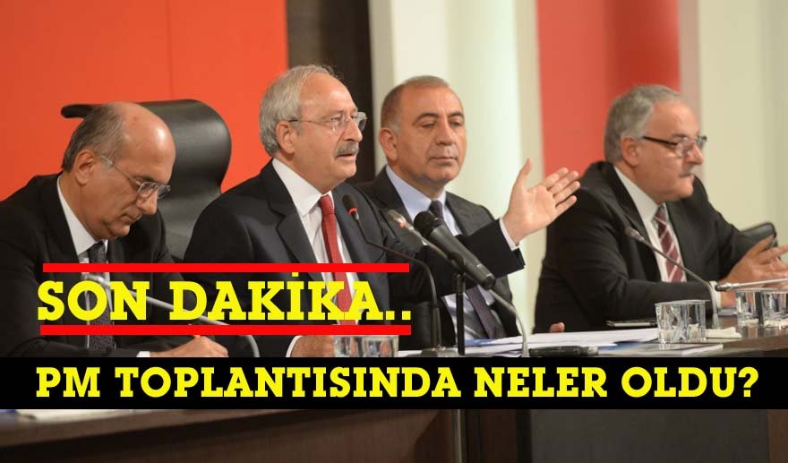 CHP PM toplandı…