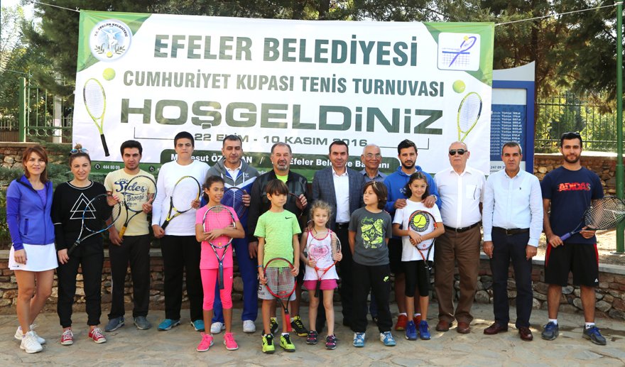 Cumhuriyet Tenis Turnuvası başladı…