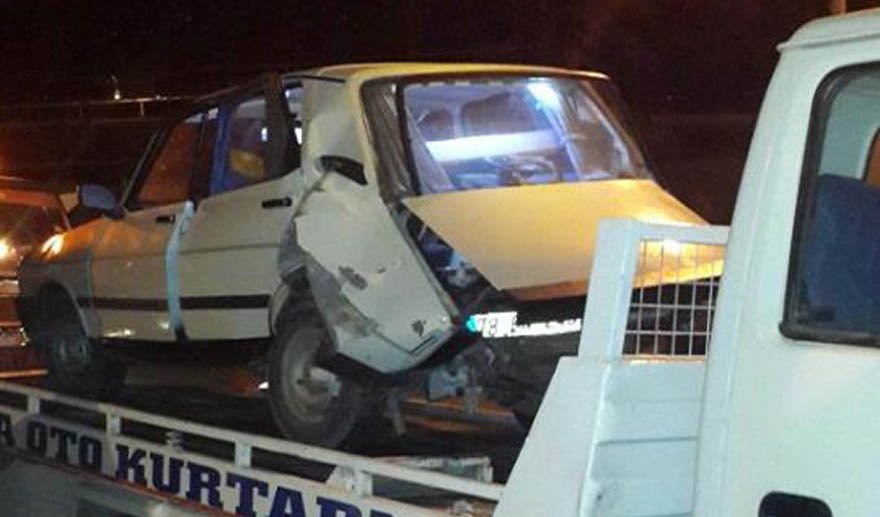 Didim’de KİP A.Ş.’nin lüks BMW’si kaza yaptı…