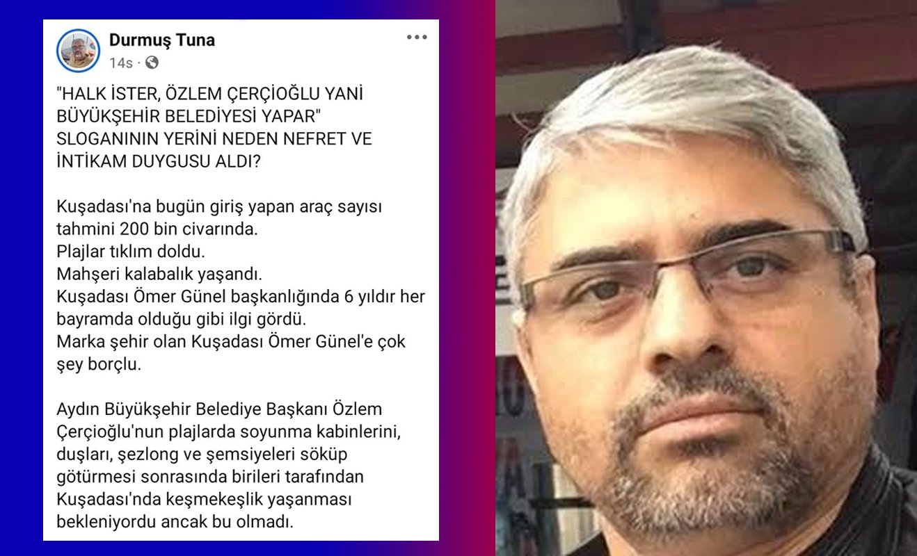 Durmuş Tuna’dan Aydın BŞB’ye büyük tepki