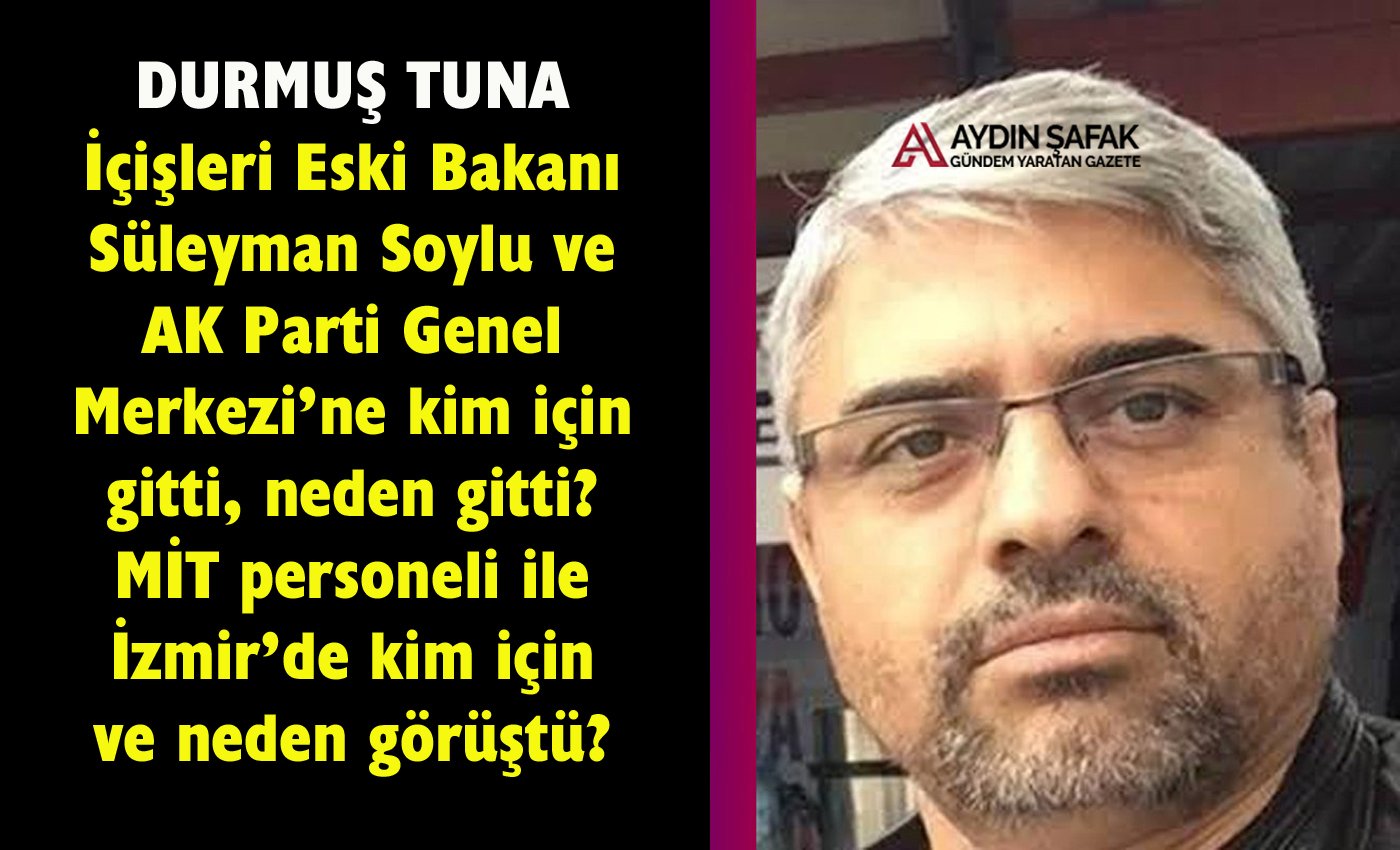 Durmuş Tuna’dan olay yaratacak bir paylaşım daha…