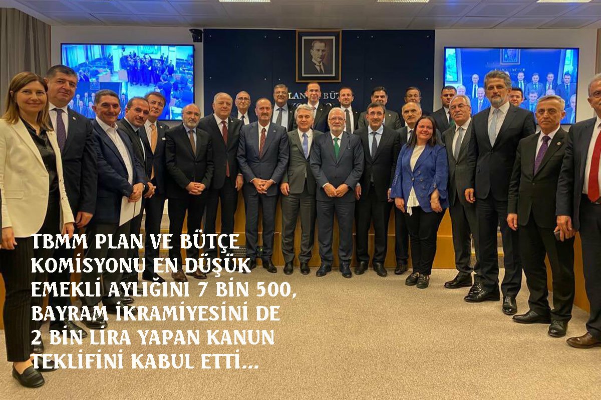 En düşük emekli aylığı 7 bin 500 lira…