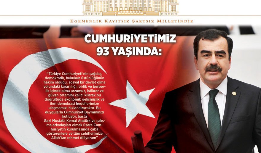 Erdem’den Cumhuriyet Bayramı mesajı…