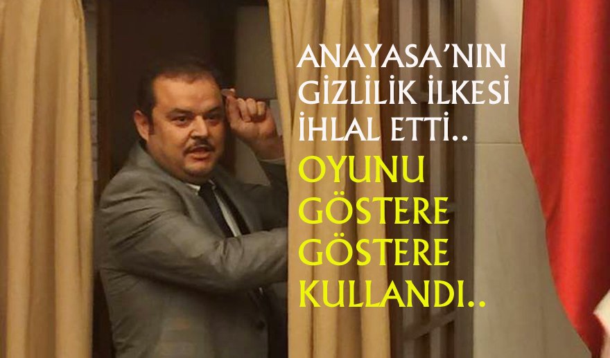 Göstere göstere oy kullandı..